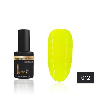 Гель-лак Lumina Lux №012, ярко-желтый, 3 мл  ― My Beauty