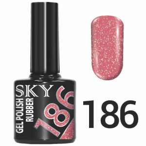 Гель-лак №186 караллово-розовый с прозрачным шиммером, 10мл ― My Beauty