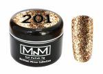 Гель-лак M-IN-M Бриллиантовая коллекция  №201 фольгированная тёмная бронза