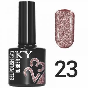 Гель-лак SKY №023 коричнево-рыжий с шиммером, 10мл ― My Beauty