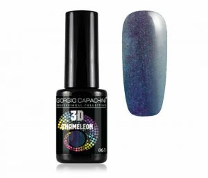 Гель-лак GIORGIO CAPACHINI 3D CHAMELEON №861 тёмный фиолет в яркую бирюзу, 7мл ― My Beauty