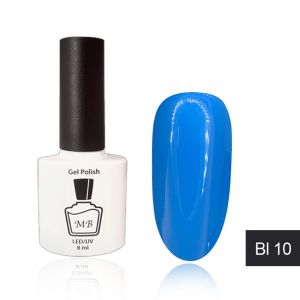 Гель-лак MB Bl-10 ясный синий Blue Collection, эмаль 8 мл ― My Beauty