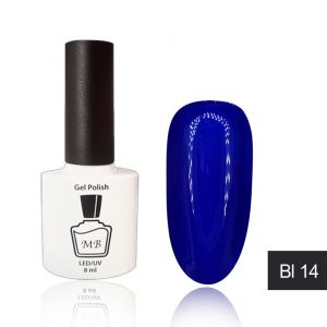 Гель-лак MB Bl-14 кобальтовый синий Blue Collection, эмаль 8 мл ― My Beauty