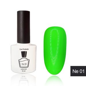 Гель-лак MB Ne-01 зеленый неоновый Neon Collection, 8 мл ― My Beauty