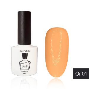Гель-лак MB Or-01 бледный оранжевый Orange Collection, эмаль 8 мл ― My Beauty