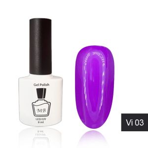 Гель-лак MB Vi-03 яркий фиолетовый Violet Collection, эмаль 8 мл ― My Beauty