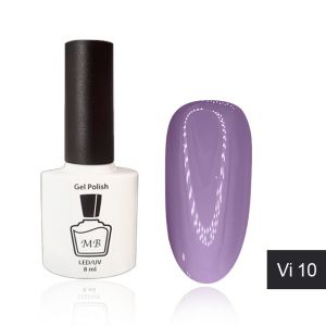 Гель-лак MB Vi-10 приглушенный темно-сиреневый Violet Collection, эмаль 8 мл ― My Beauty