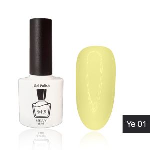 Гель-лак MB Ye-01 бледный желтый Yellow Collection, эмаль 8 мл ― My Beauty