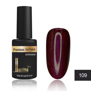 Lumina Lux №109, бордовый цвет с фиолетово-баклажановым шиммером ― My Beauty