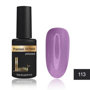 Lumina Lux №113, сиреневый с серебряным мелким шиммером ― My Beauty