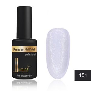 Lumina Lux №151, полупрозрачный, молочно-розовый с сиреневым подтоном и золотым шиммером ― My Beauty