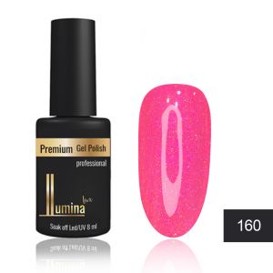 Lumina Lux №160, розовый неон с голографическим глиттером ― My Beauty
