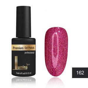 Lumina Lux №162, ягодно-розовый с голографическим глиттером ― My Beauty