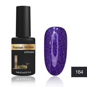 Lumina Lux №164, фиолетовый с синим подтоном и голографическим глиттером ― My Beauty